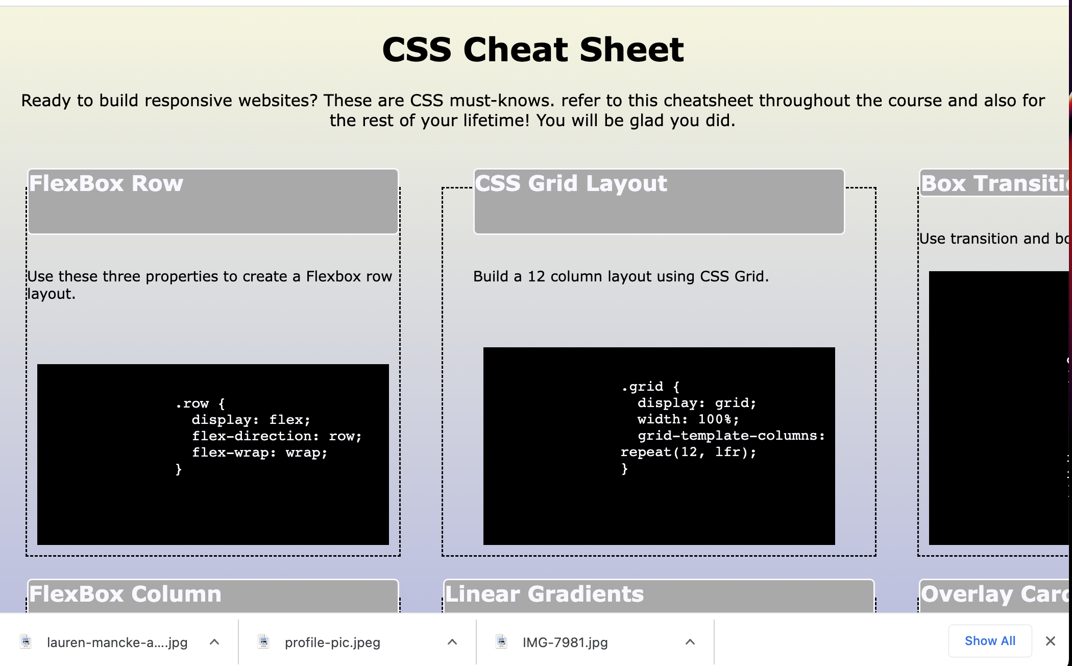 css-cheat